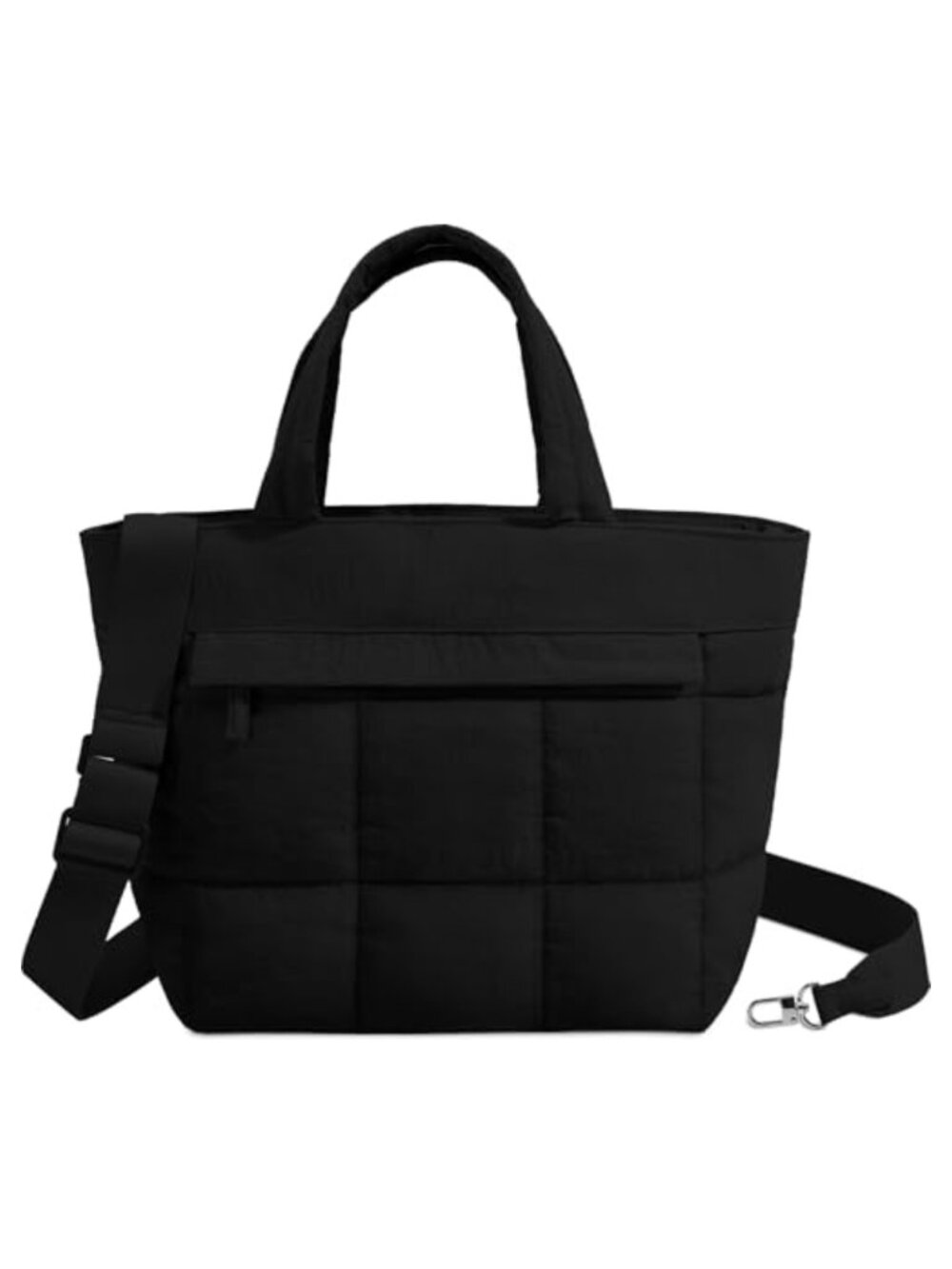 Quilted Puffer Tote Bag Lightweight Water Resistant Mini Satchel
